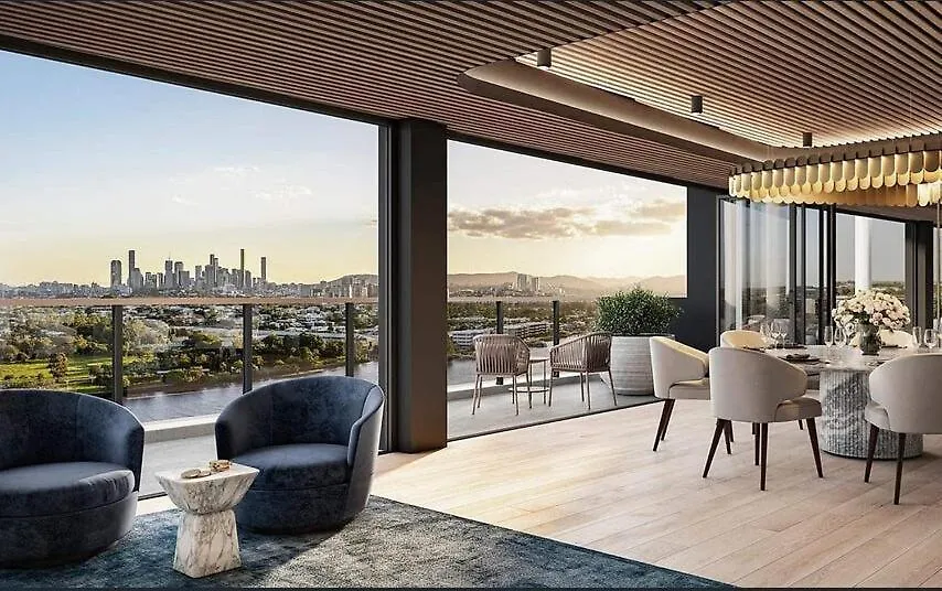 Apartment Riverfront Luxe 2Bed Pool Parking Brisbane Australia