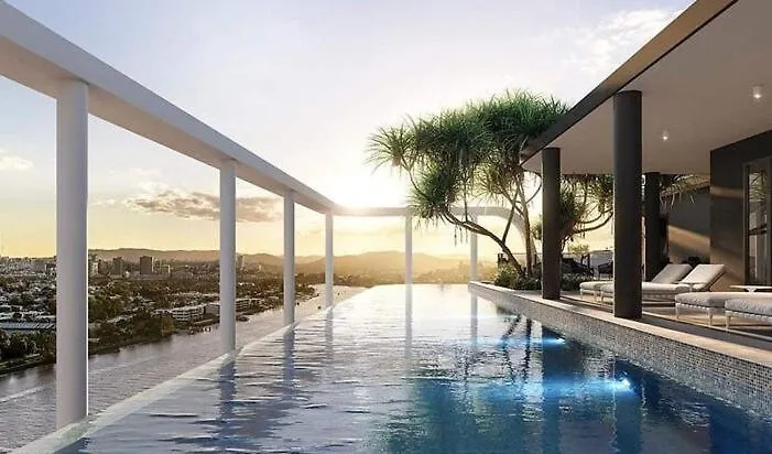 Riverfront Luxe 2Bed Pool Parking Brisbane 0*,  Australia